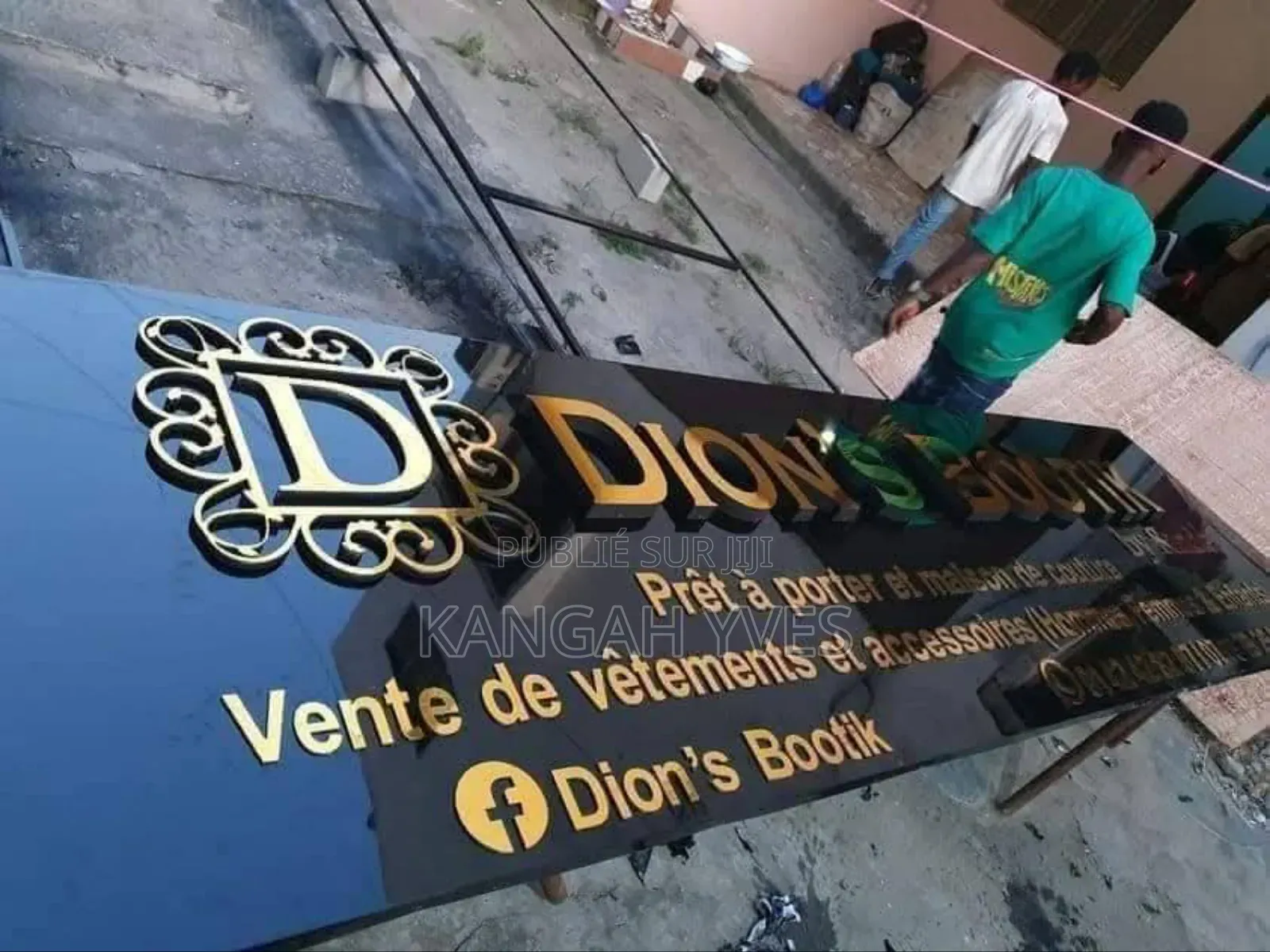 Confection Enseigne Lumineuse Lettre 3d Pose Alucobond