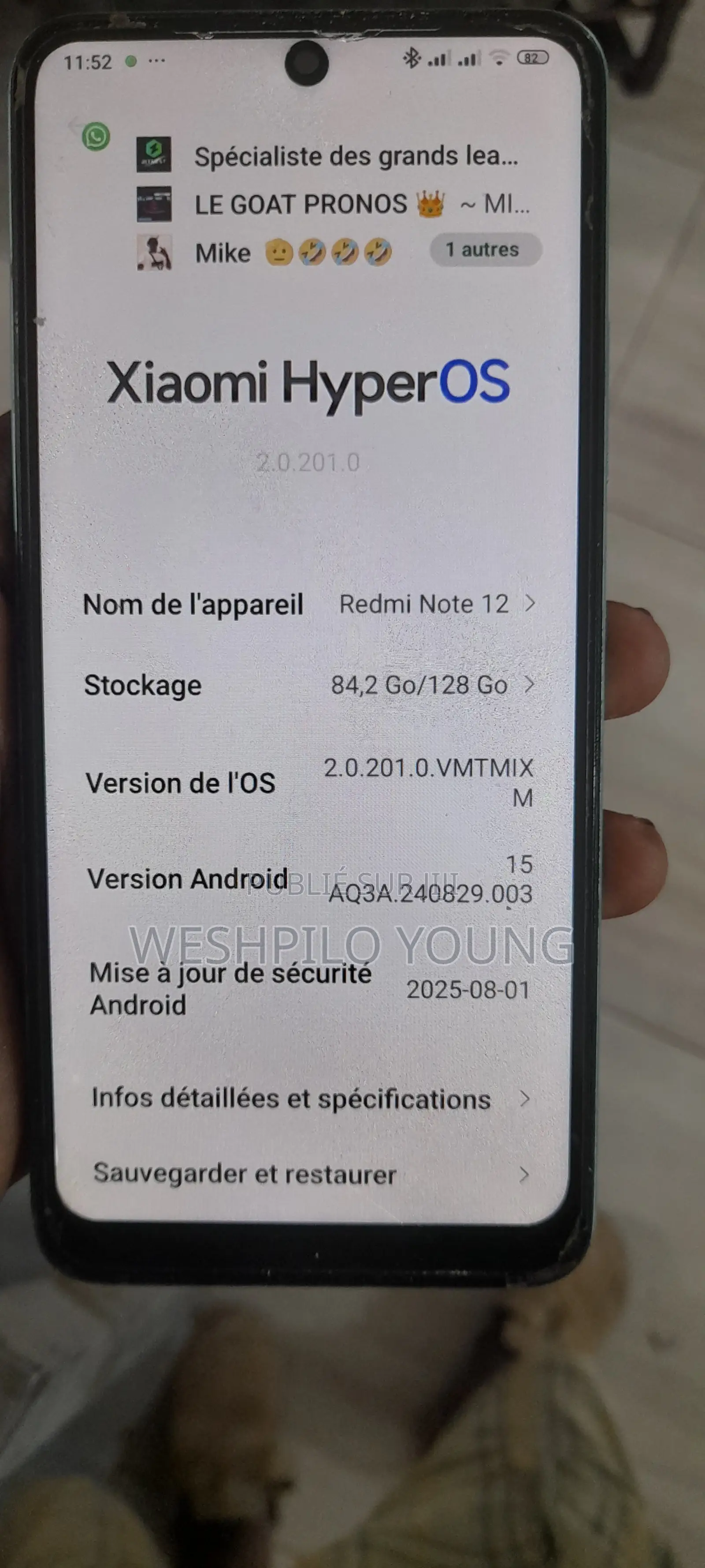Xiaomi Redmi Note 12 128 GB Blue