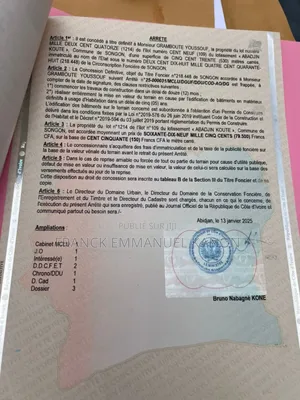 Terrain 500m2 a Songon