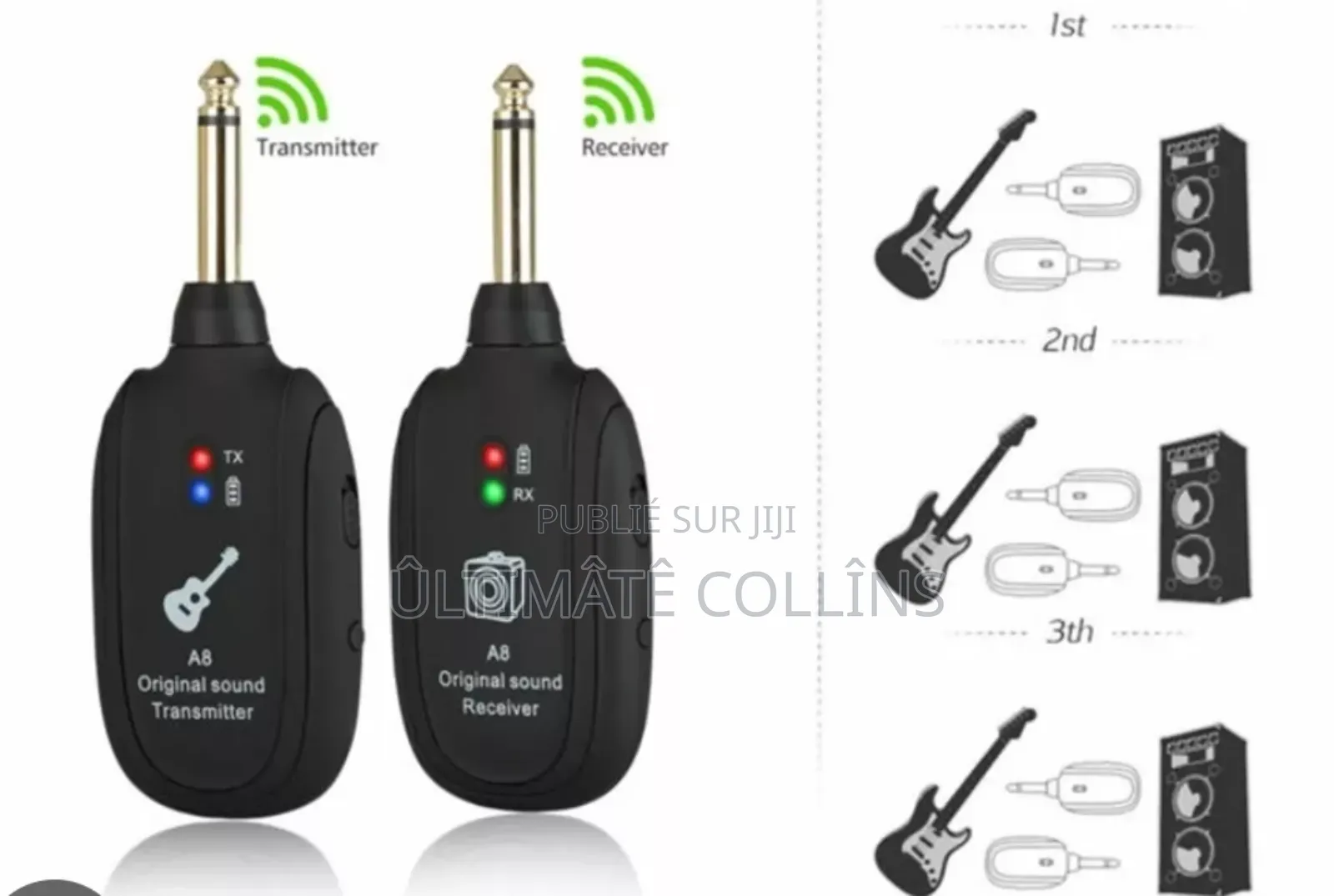 Tête De Jack Prise Sans Fil 60-70m Distance