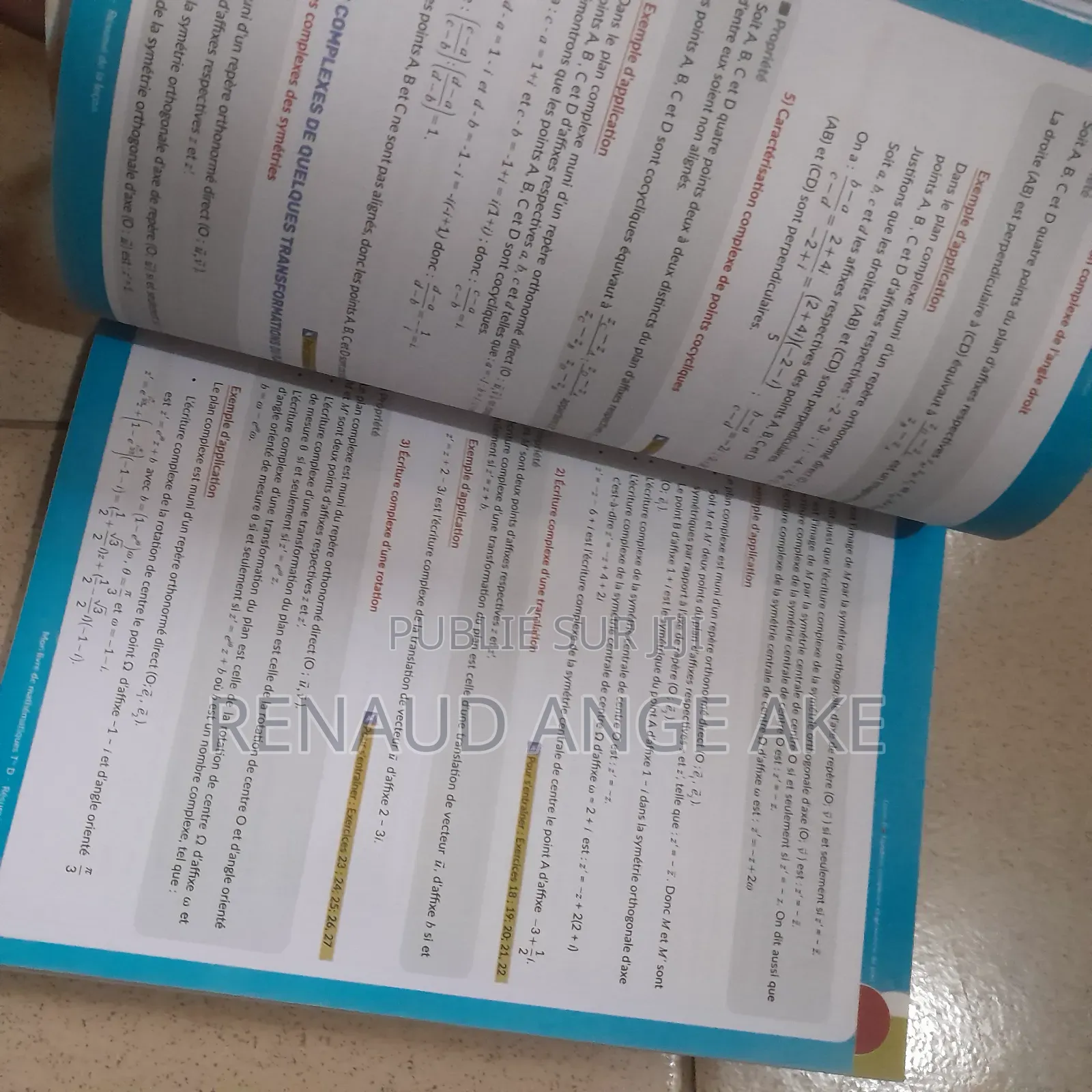 Livre De Math Niveau Tled