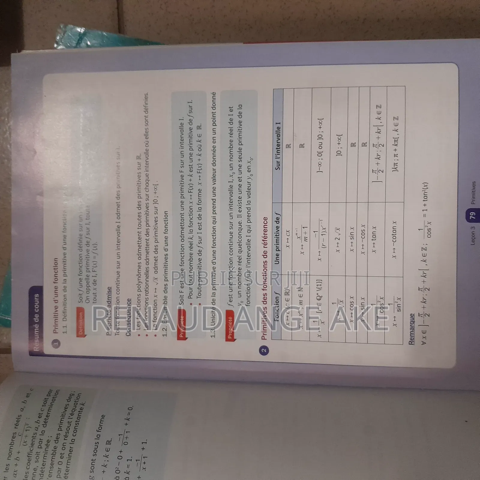 Livre De Mathématiques Niveau Tled