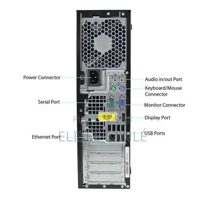 New Ordinateur De Bureau HP 4GB Intel Core I3 HDD 500GB