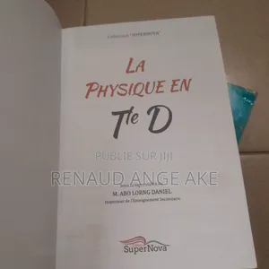 Lvre De Physique "Super Nova" Niveau Tle D