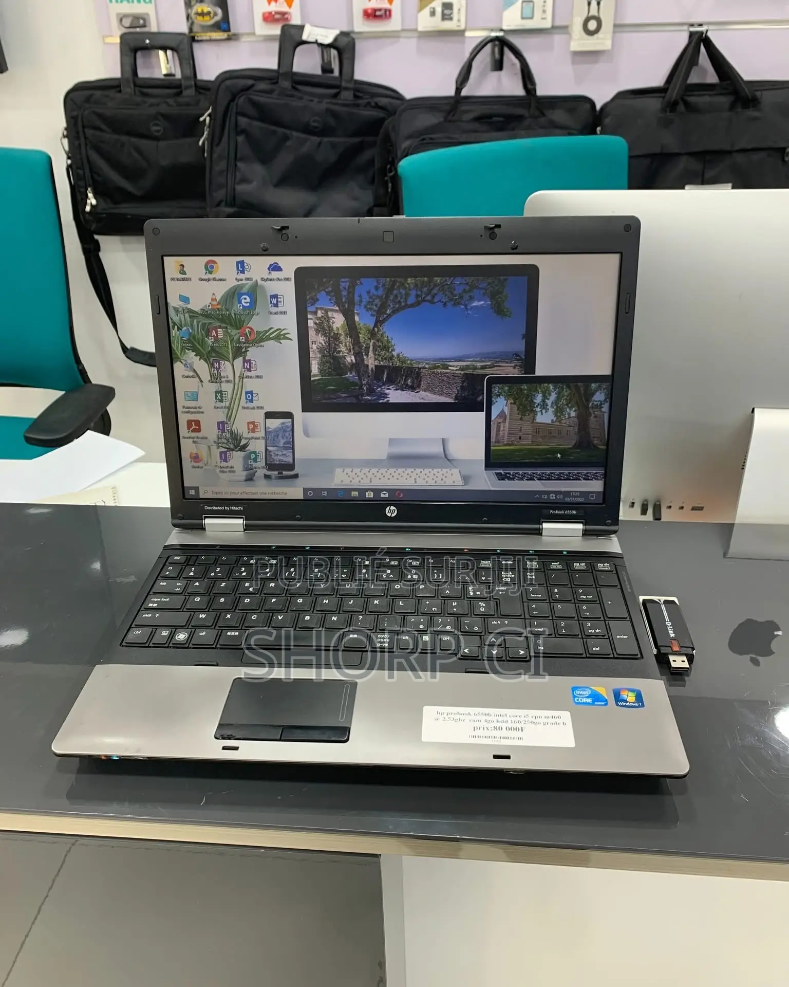 New Ordinateur Portable HP EliteBook 840 G7 32GB Intel Core I7 SSD 4T