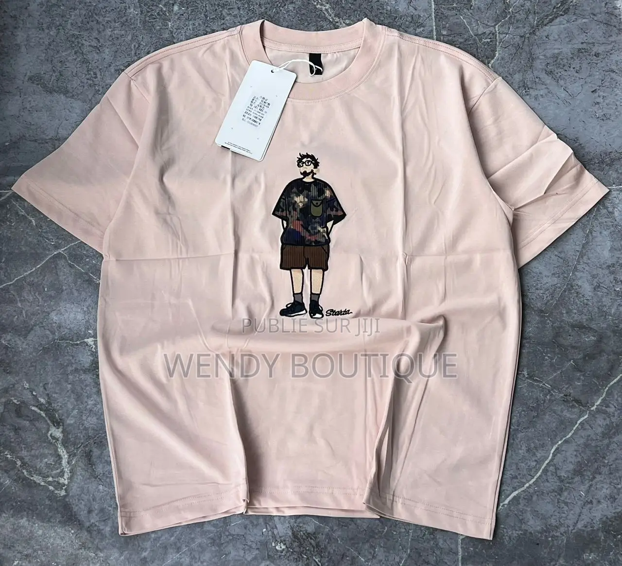 Tee-Shirt Haut Standing Pur Coton