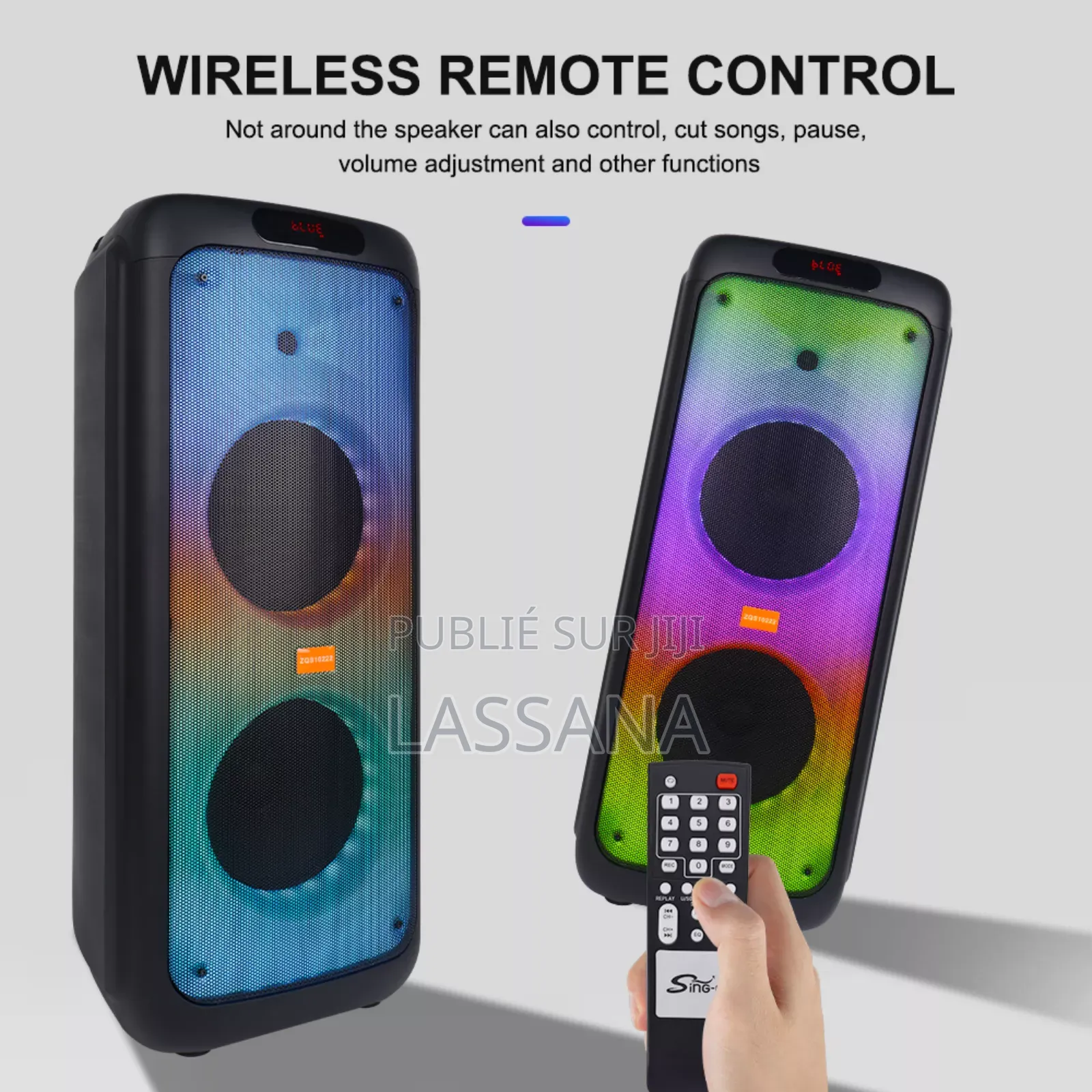 Enceinte Rechargeable Dg-1122 – 3000w