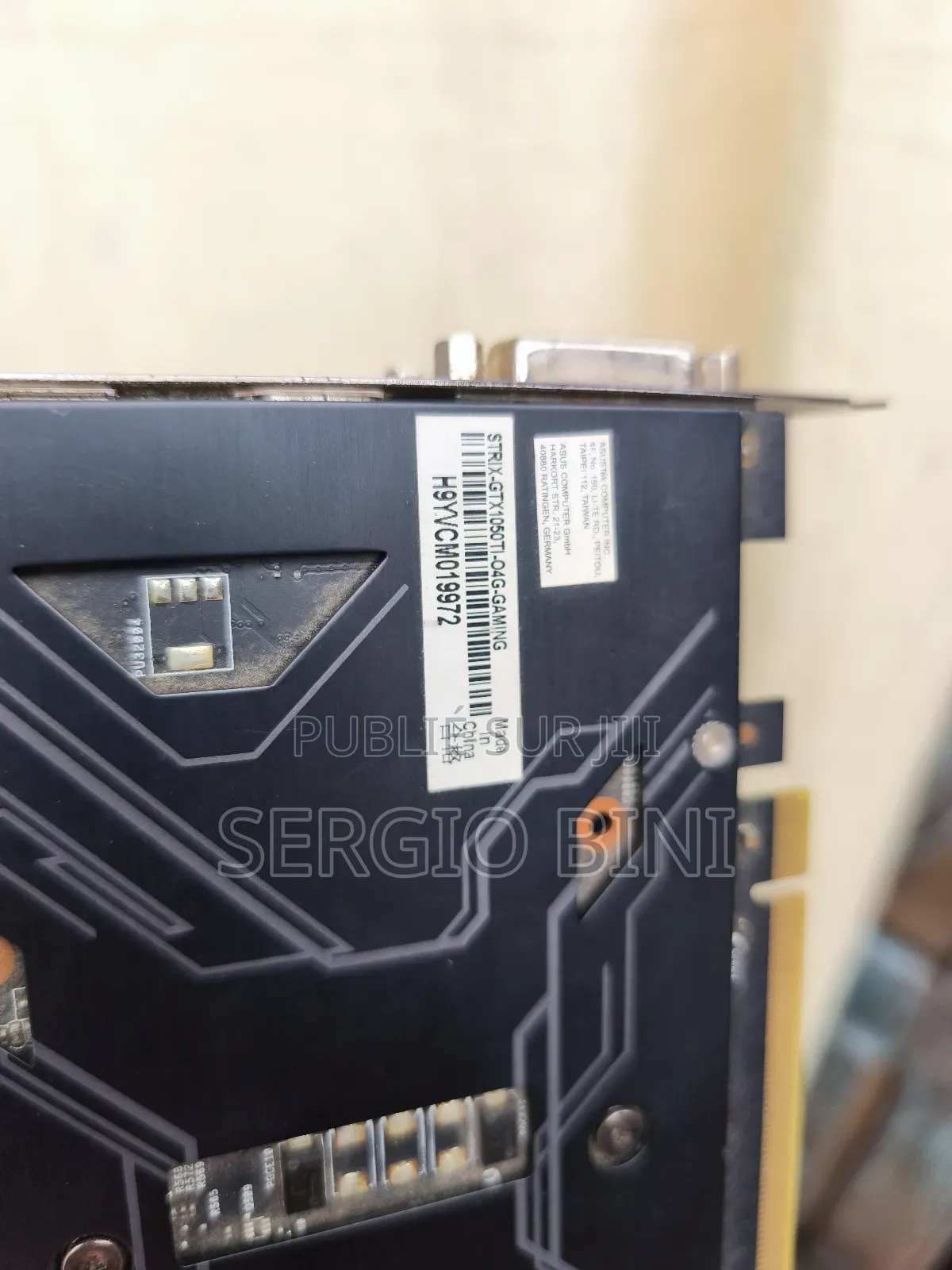 Asus Rog Strix GTX 1050 Ti