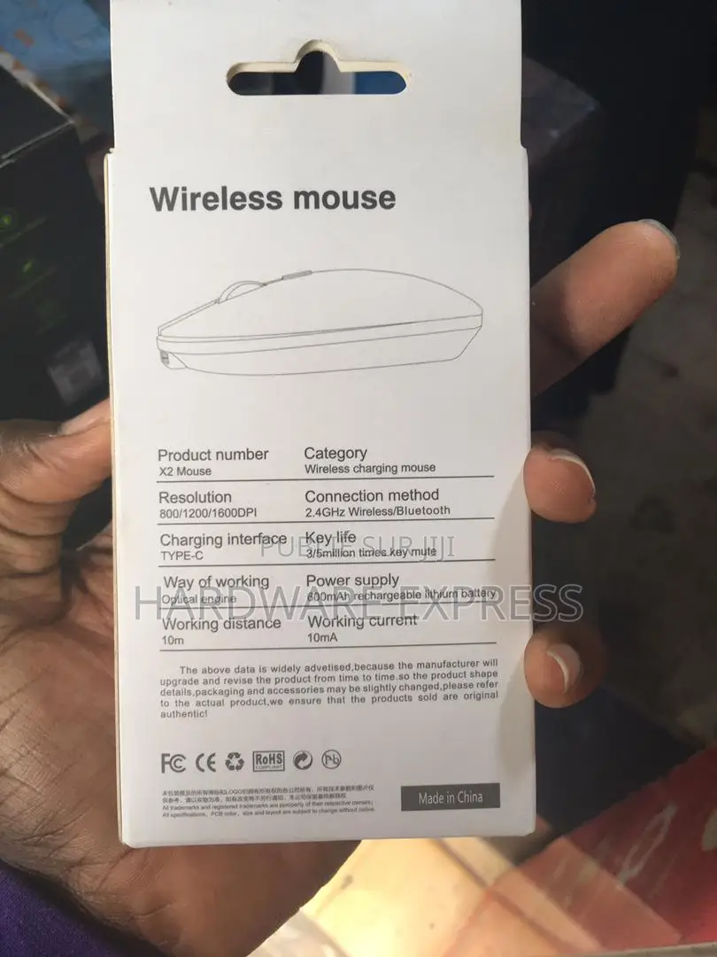 Souris Sans Fil X2 – Recharge Type-C