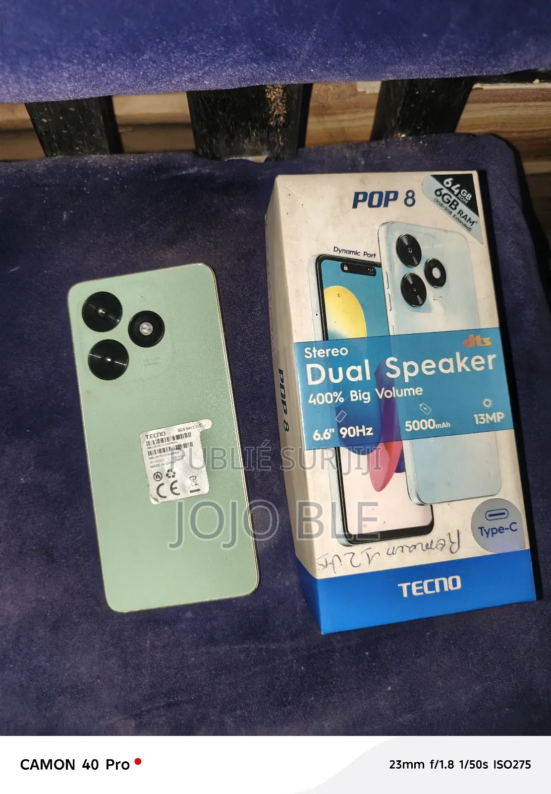 Tecno Pop 8 64 GB Vert