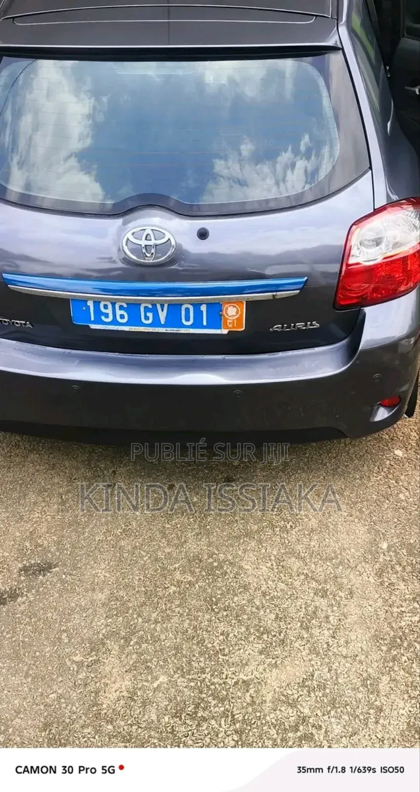 Toyota Auris 2011 Gris