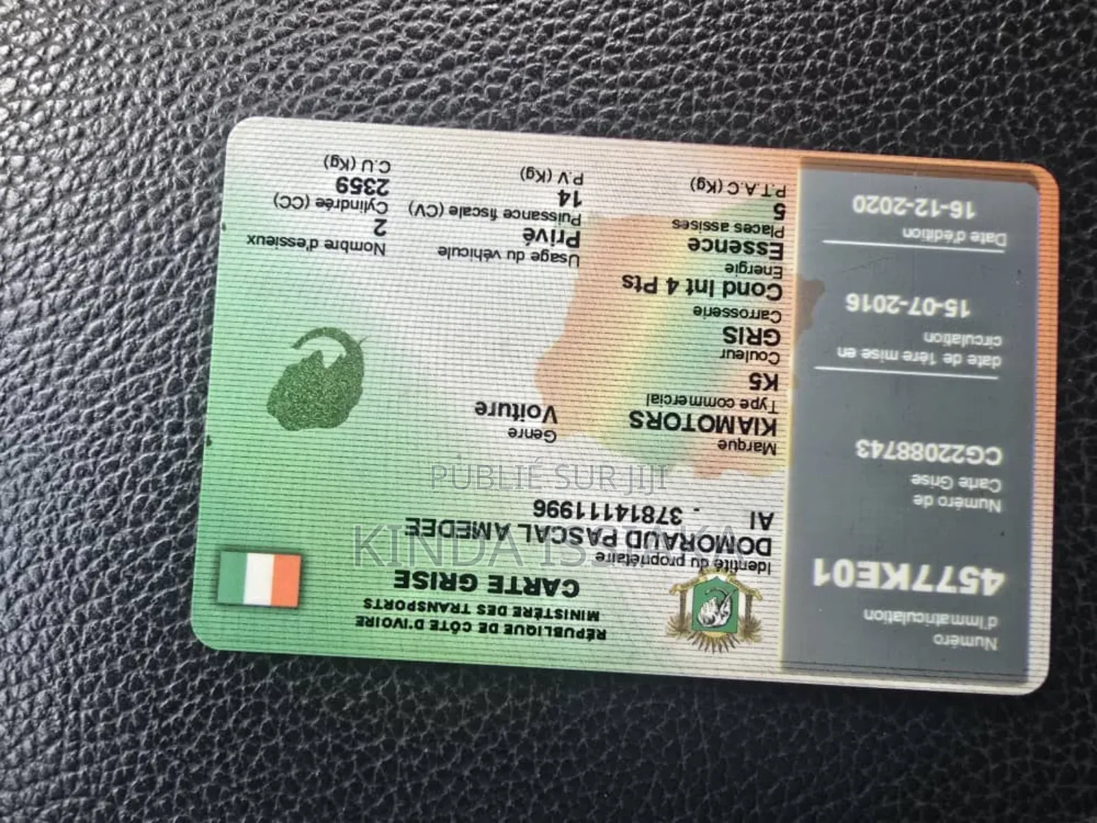 Kia K5 2.0 500h 2016 Gris