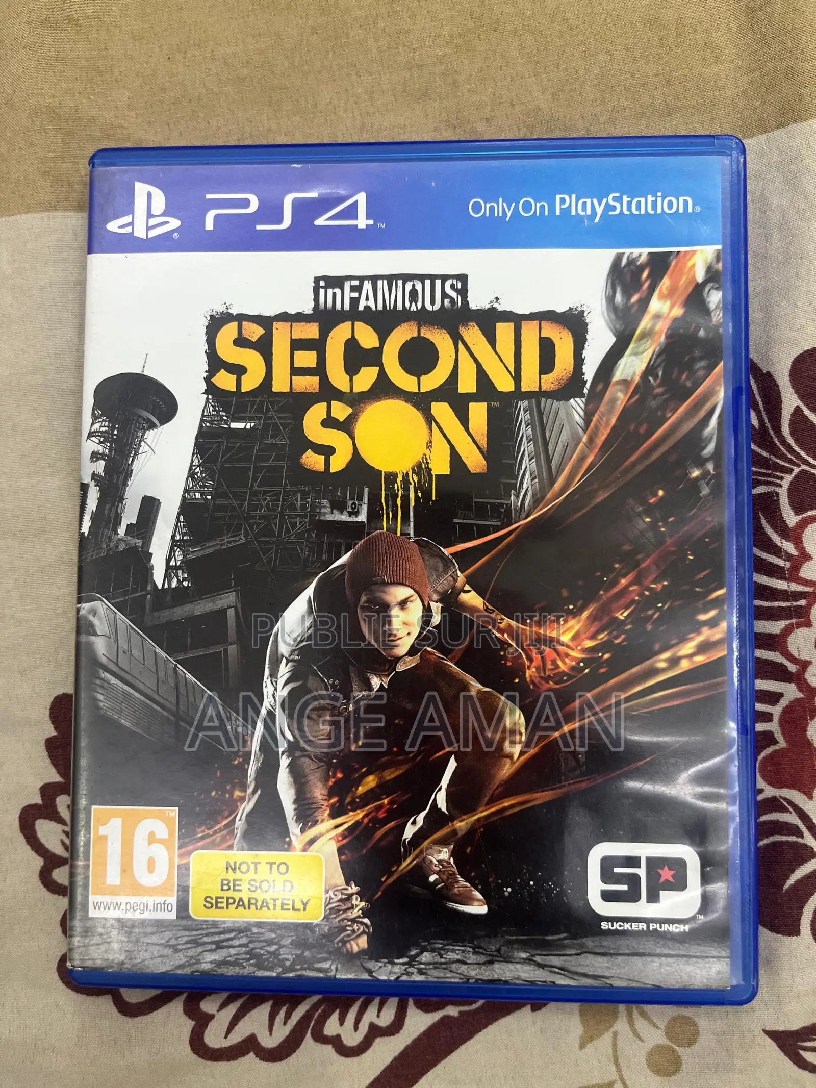 Cd De Jeu Ps4 Infamous: Second Son – Ps4 (Action / Monde Ouvert)