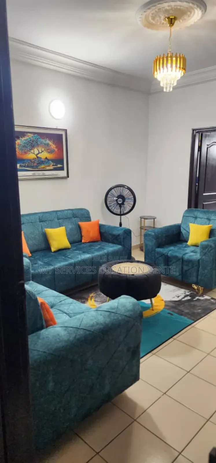 Furnished 1chbre Studio dans Mt Service, Cocody à Louer