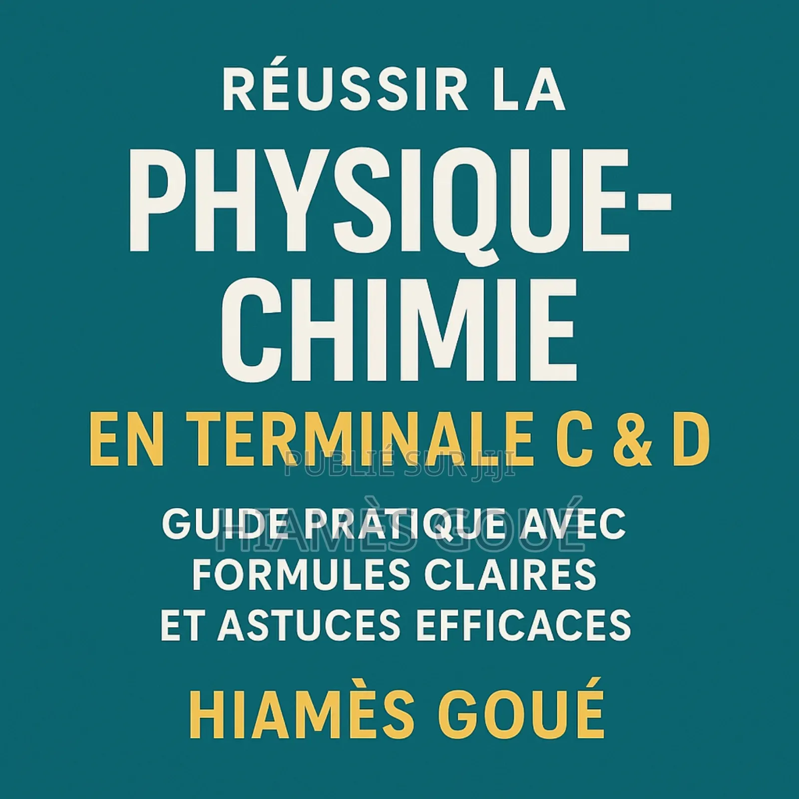 Réussir La Physique Chimie en Terminale C Et D