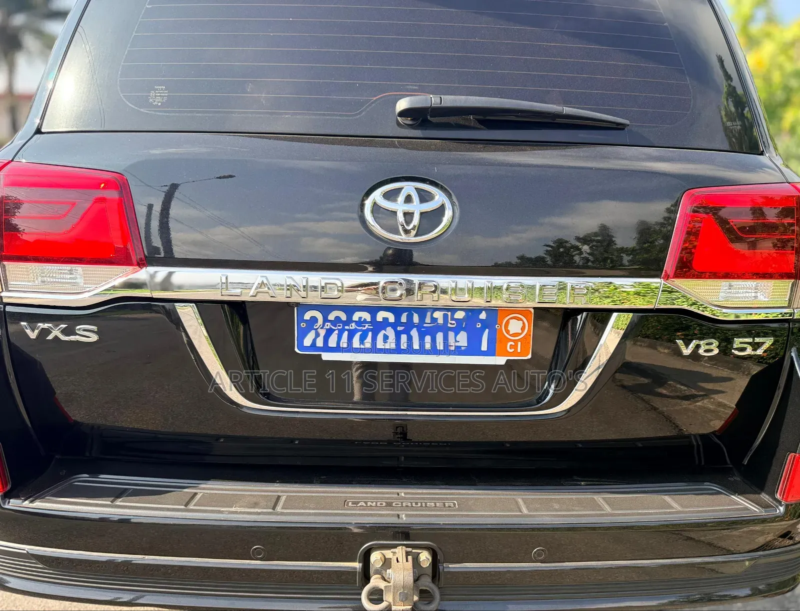 Toyota Land Cruiser 5.7 V8 VX-S 2021 Black