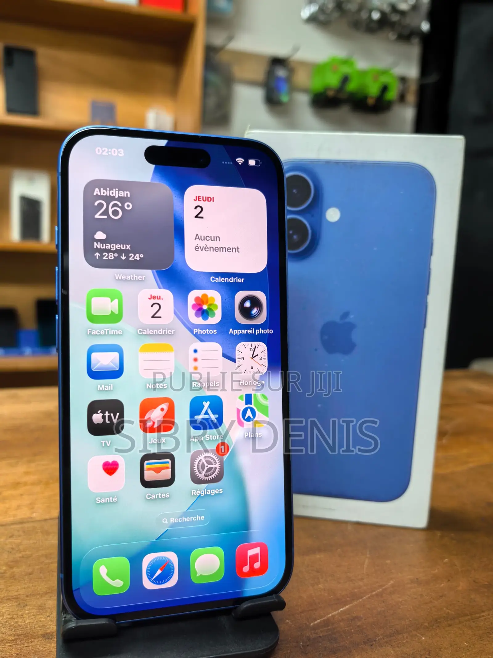 New Apple iPhone 16 128 GB Blue