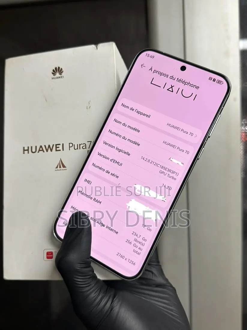 New Huawei Pura 70 256 GB Blanc