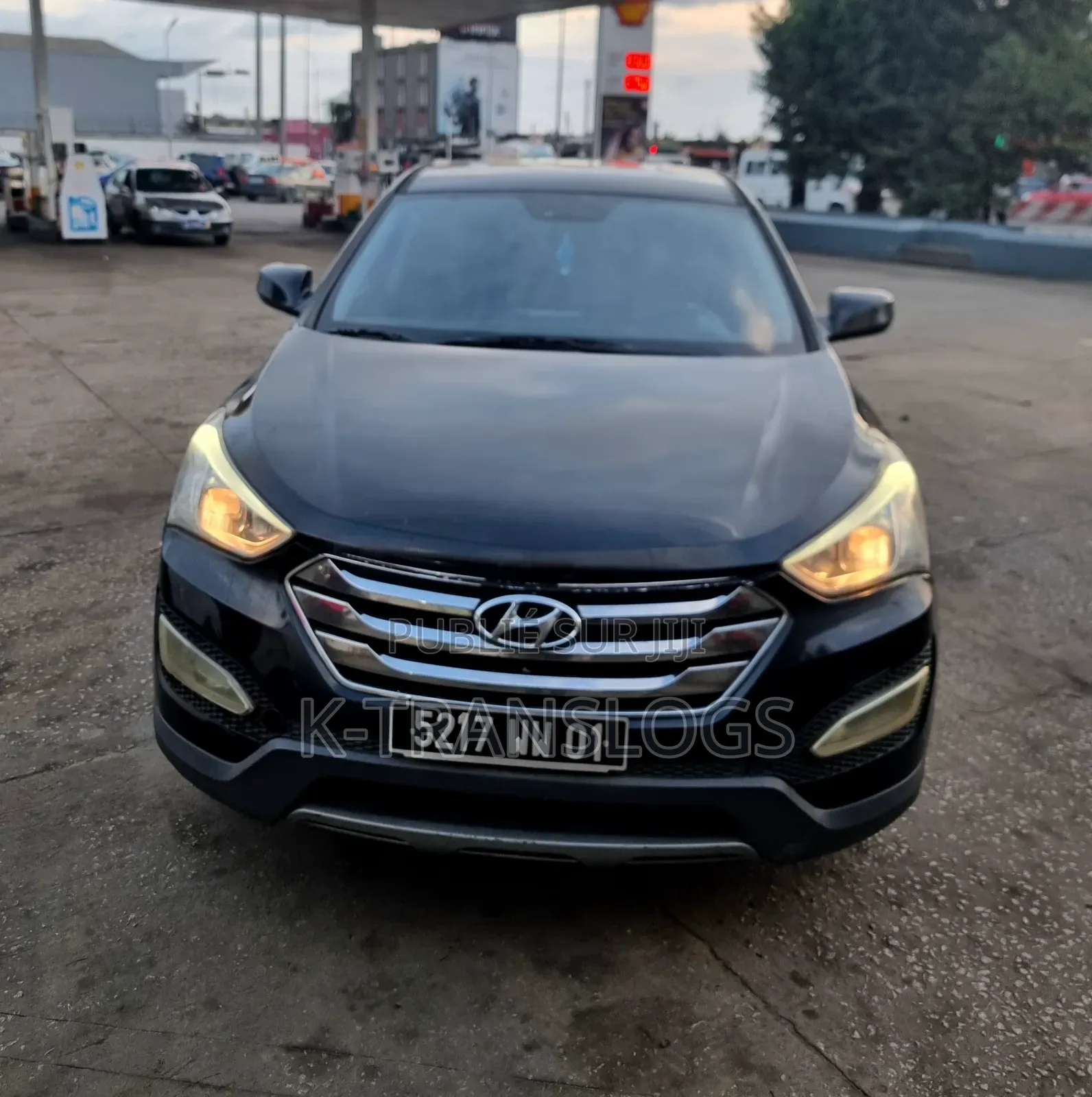 Hyundai Santa Fe SE AWD 2016 Black