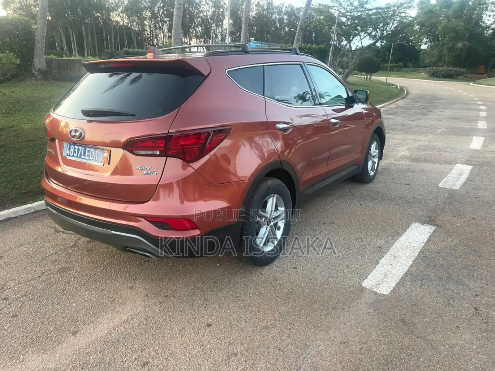Hyundai Santa Fe Limited Ultimate AWD 2017 Orange