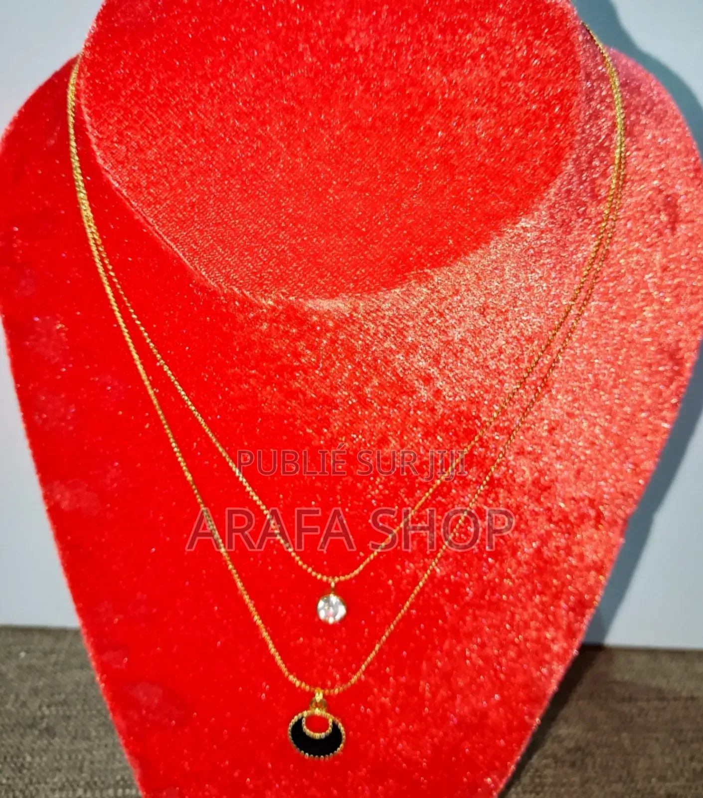 Collier Double Inoxydable