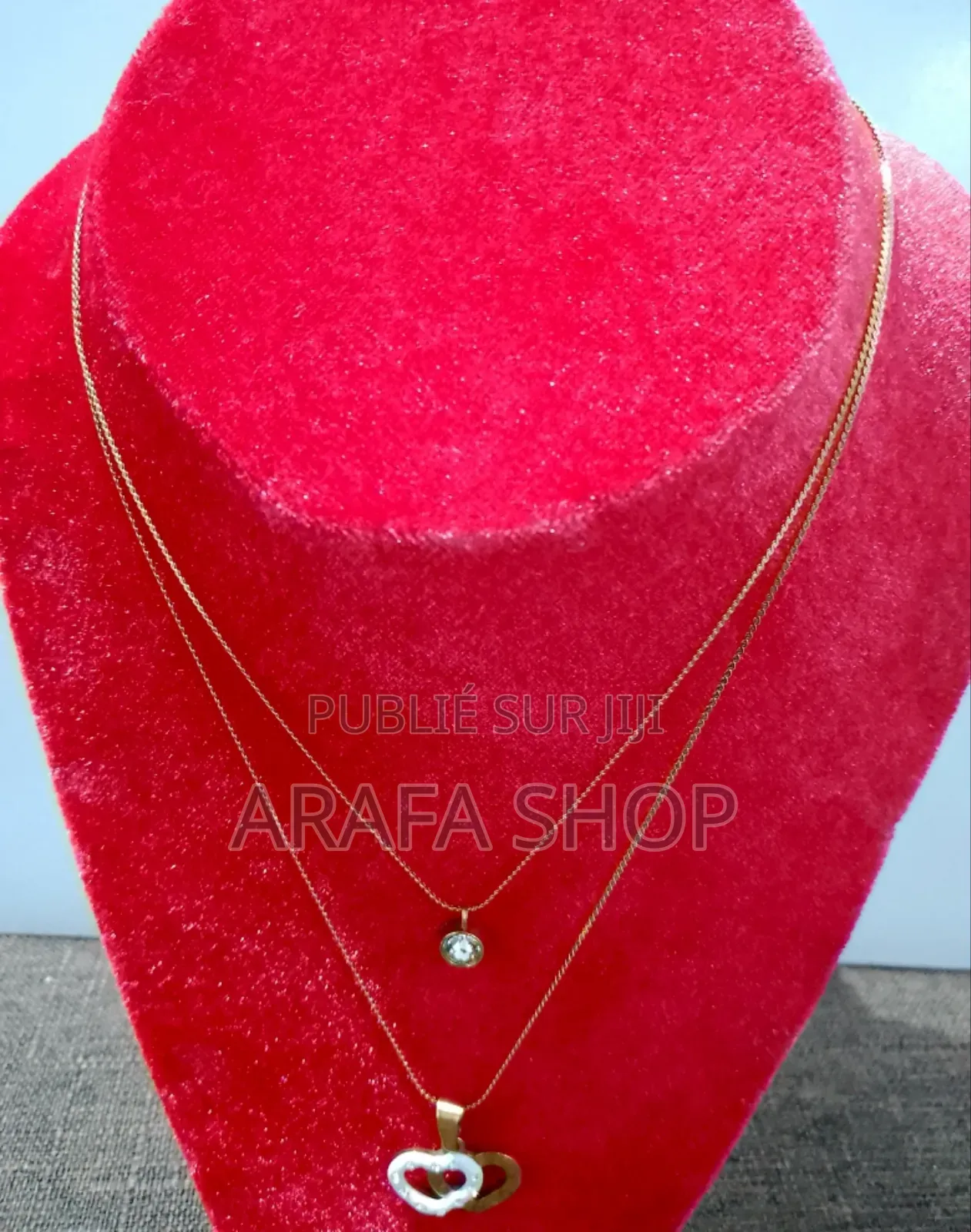 Collier Double Inoxydable