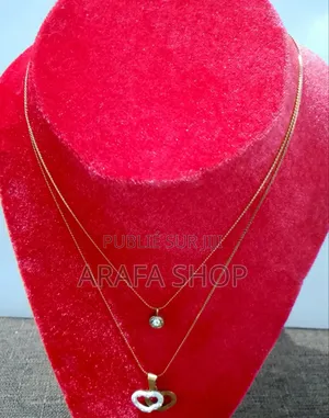 Collier Double Inoxydable