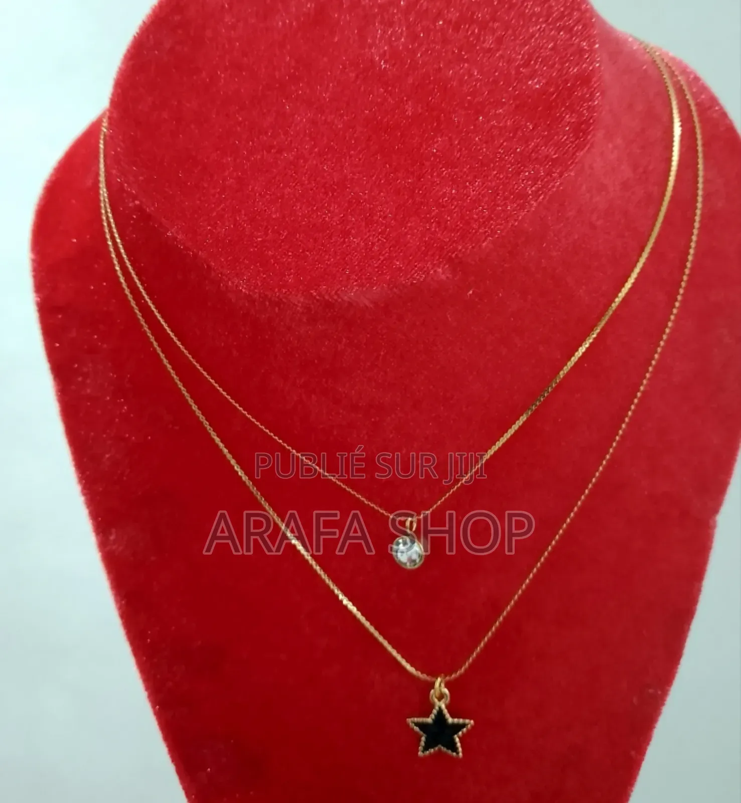 Collier Double Inoxydable