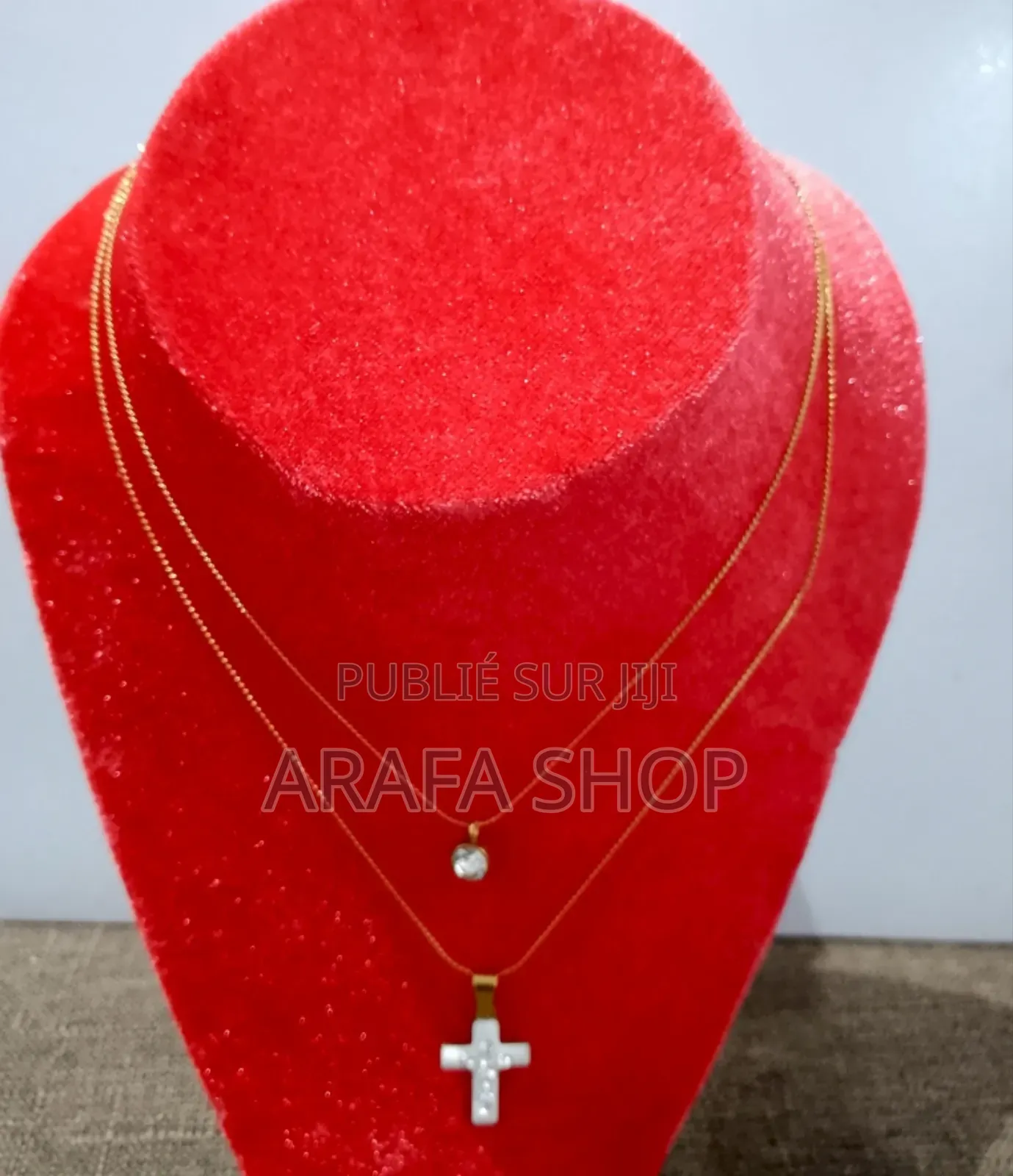 Collier Double Inoxydable