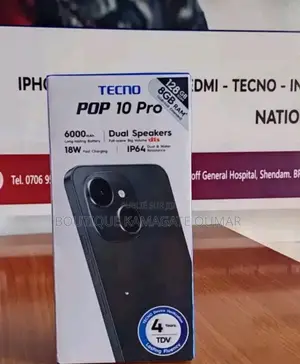 Photo - New Tecno Pop 10 128 GB Blanc