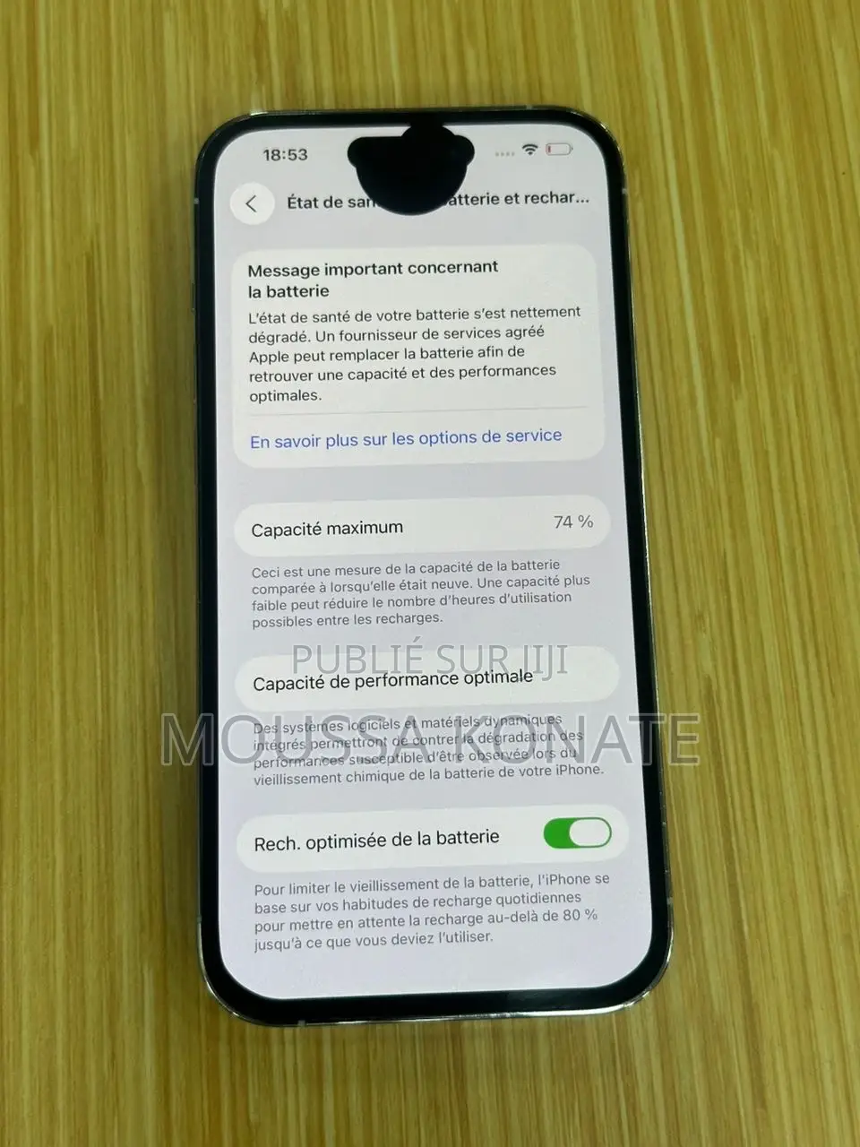 Apple iPhone 14 Pro 256 GB Blanc