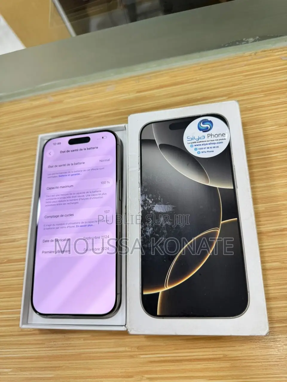 Apple iPhone 16 Pro 512 GB Argenté