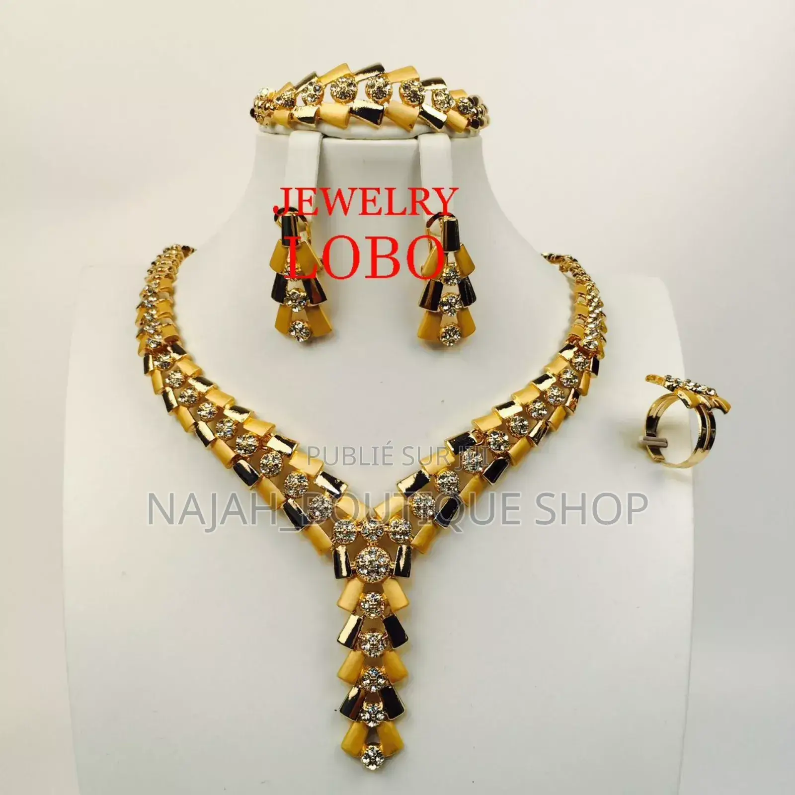 Collier or Plaqué Pour Femme