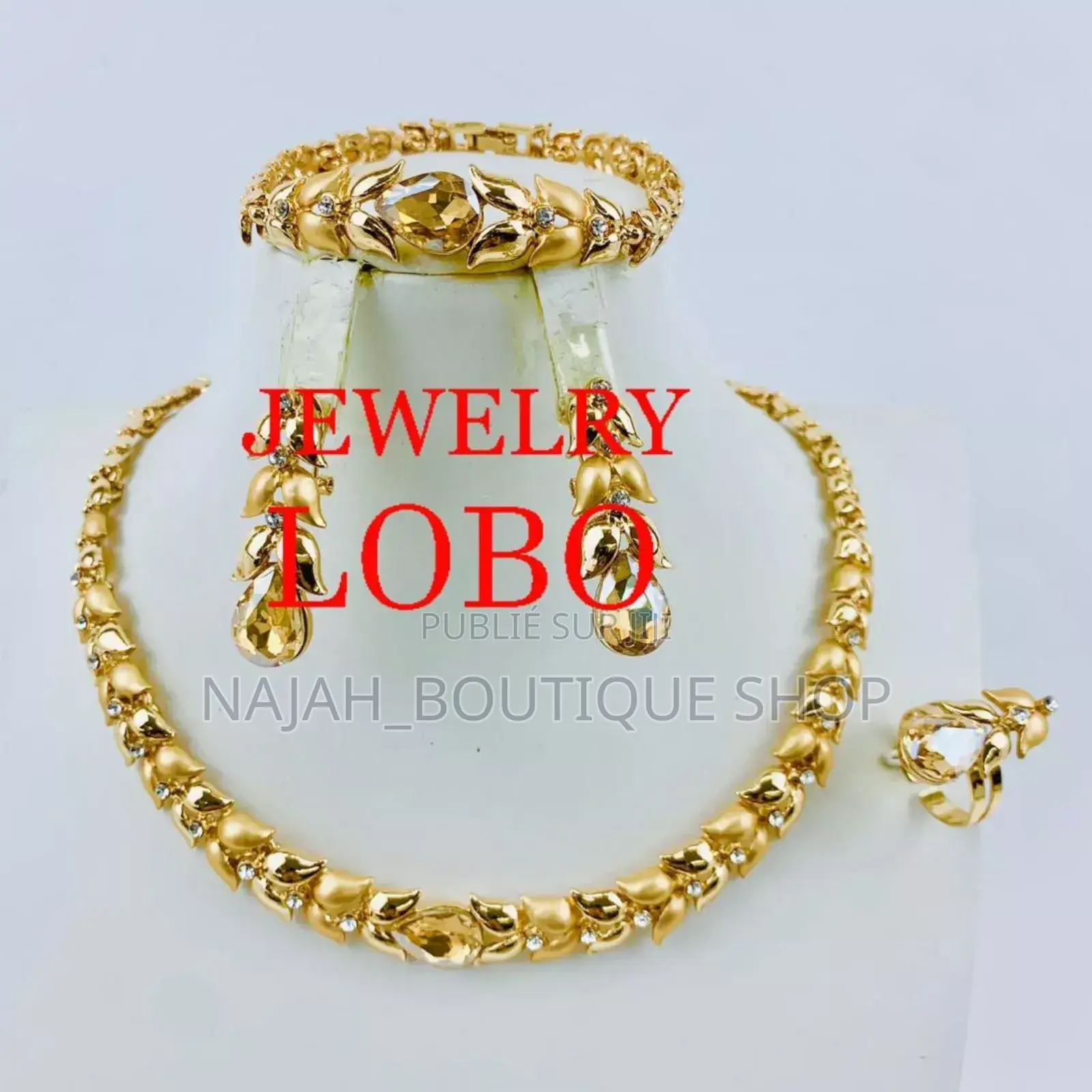 Collier or Plaqué Pour Femme