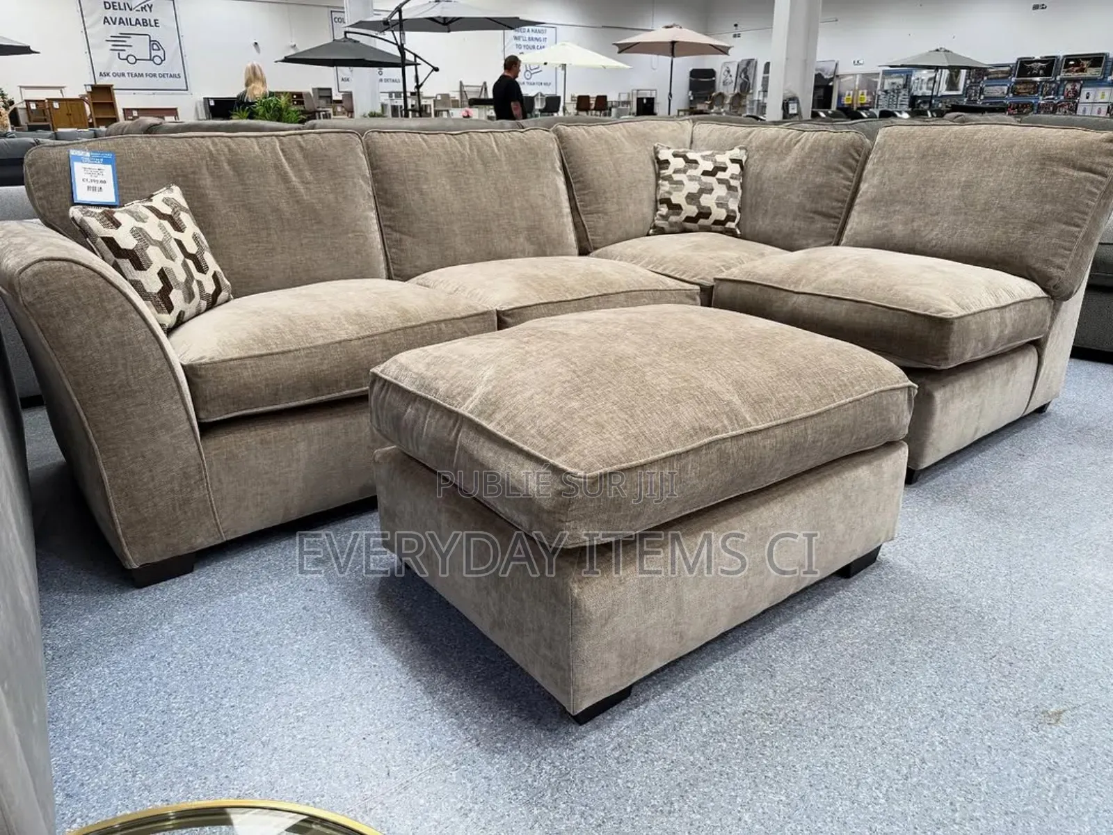 Canapé d'Angle Très Confortable