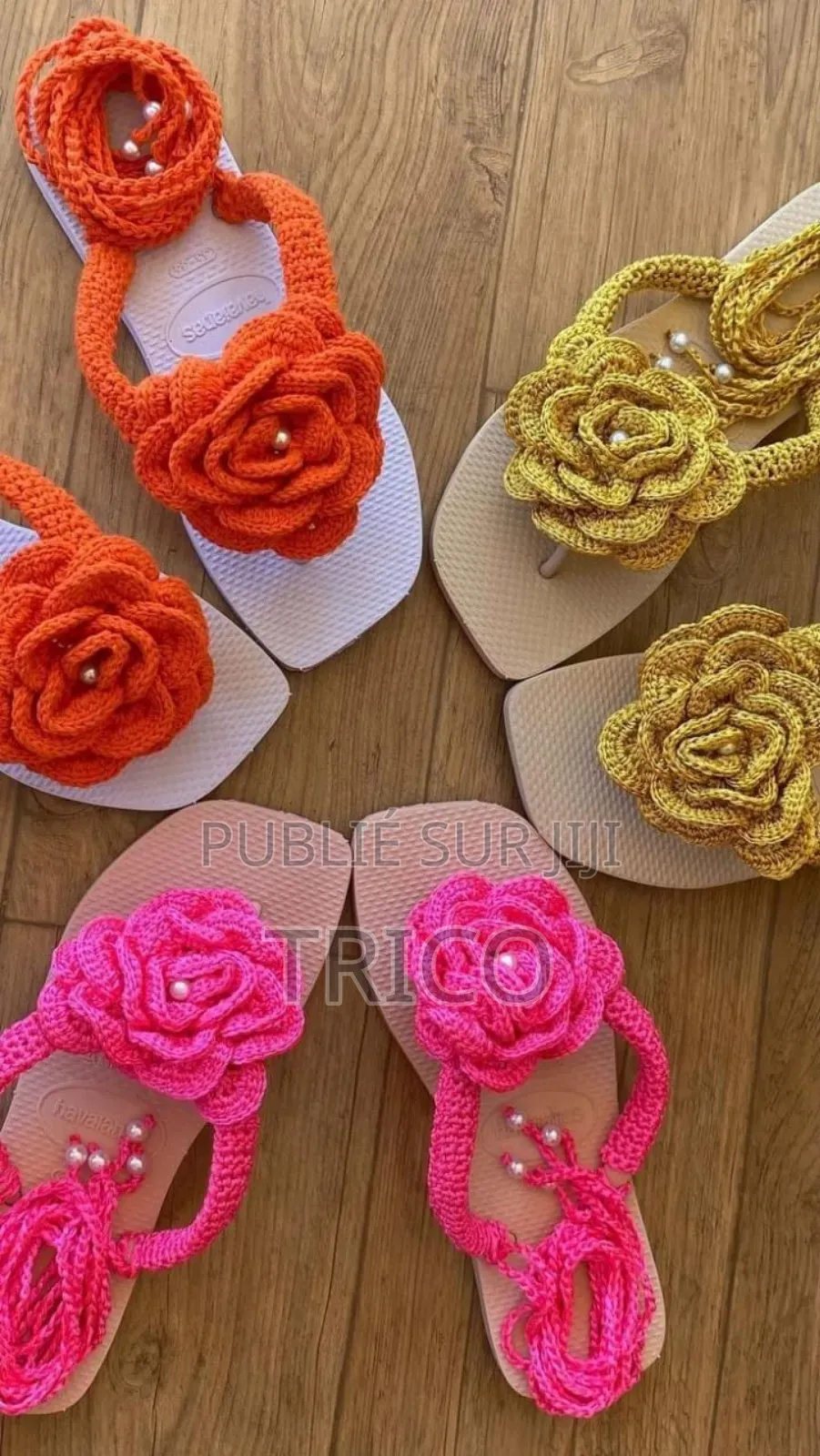 Chaussures Crochetées