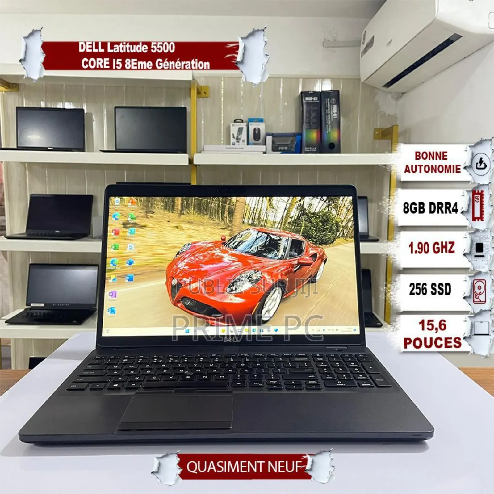 New Ordinateur Portable Dell 8GB Intel Core I5 SSD 256GB