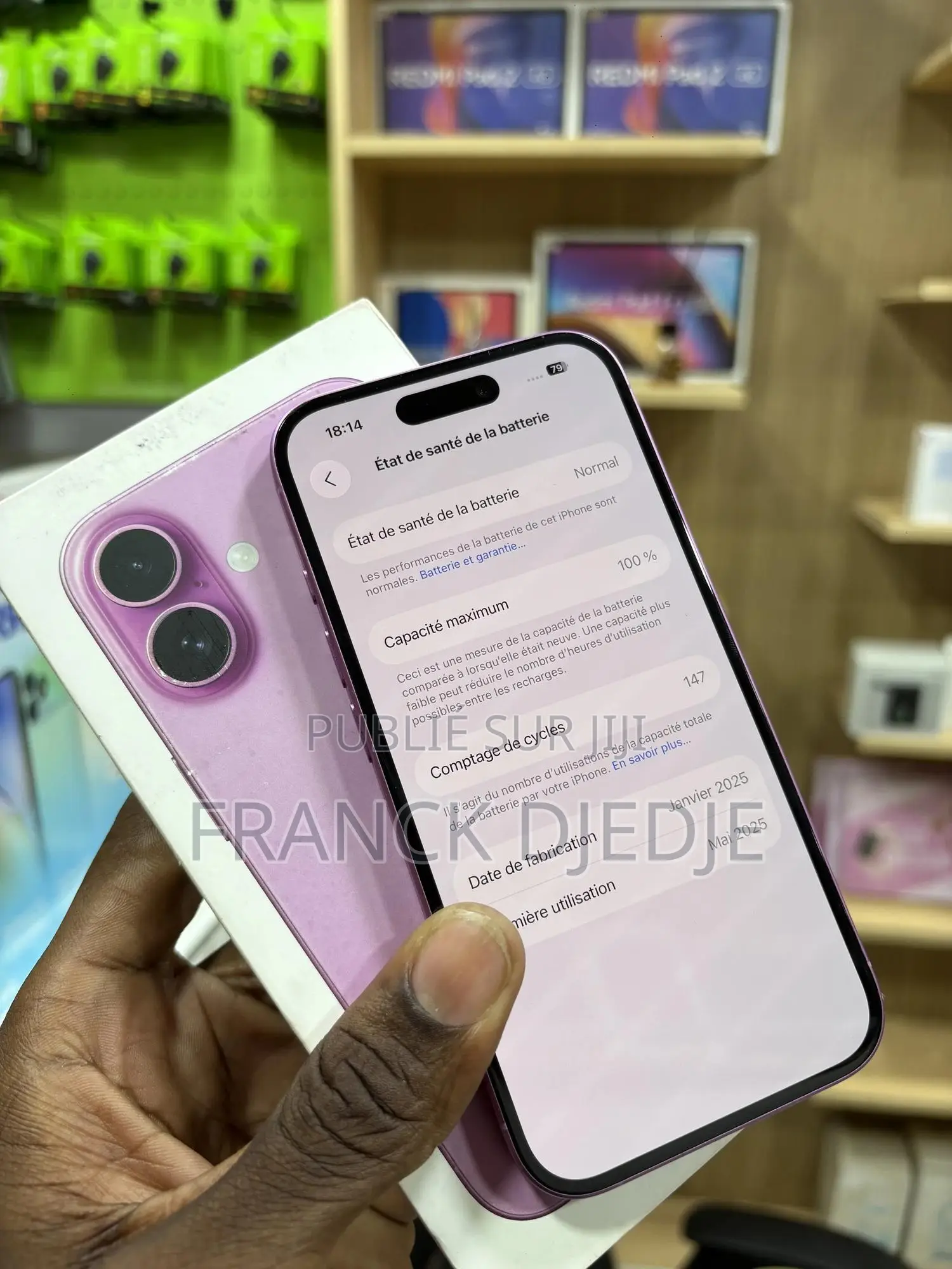 New Apple iPhone 16 128 GB Rose