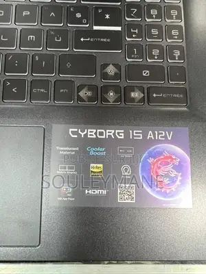 New Ordinateur Portable MSI Cyborg 15 32GB Intel Core I7 SSD 512GB