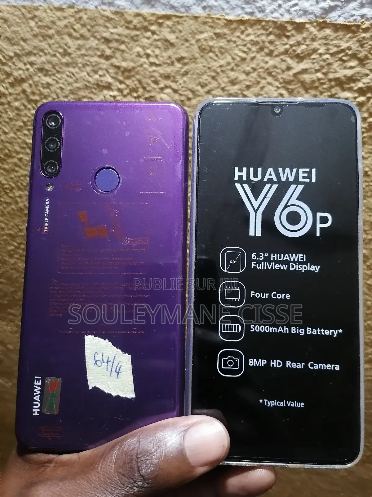Huawei Y6p 64 GB Violet