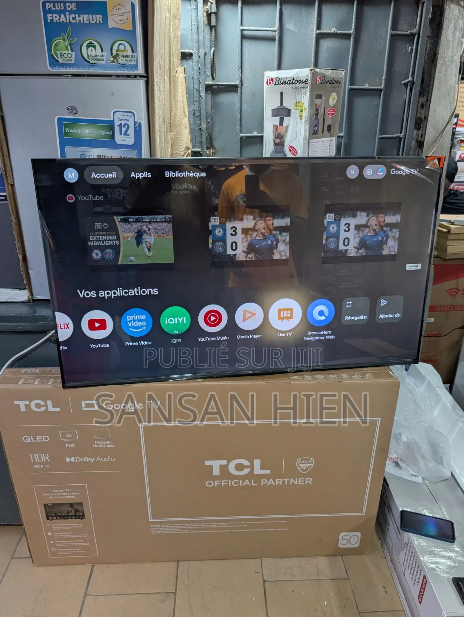 Tv Qled Androïd TCL 50 Pouce