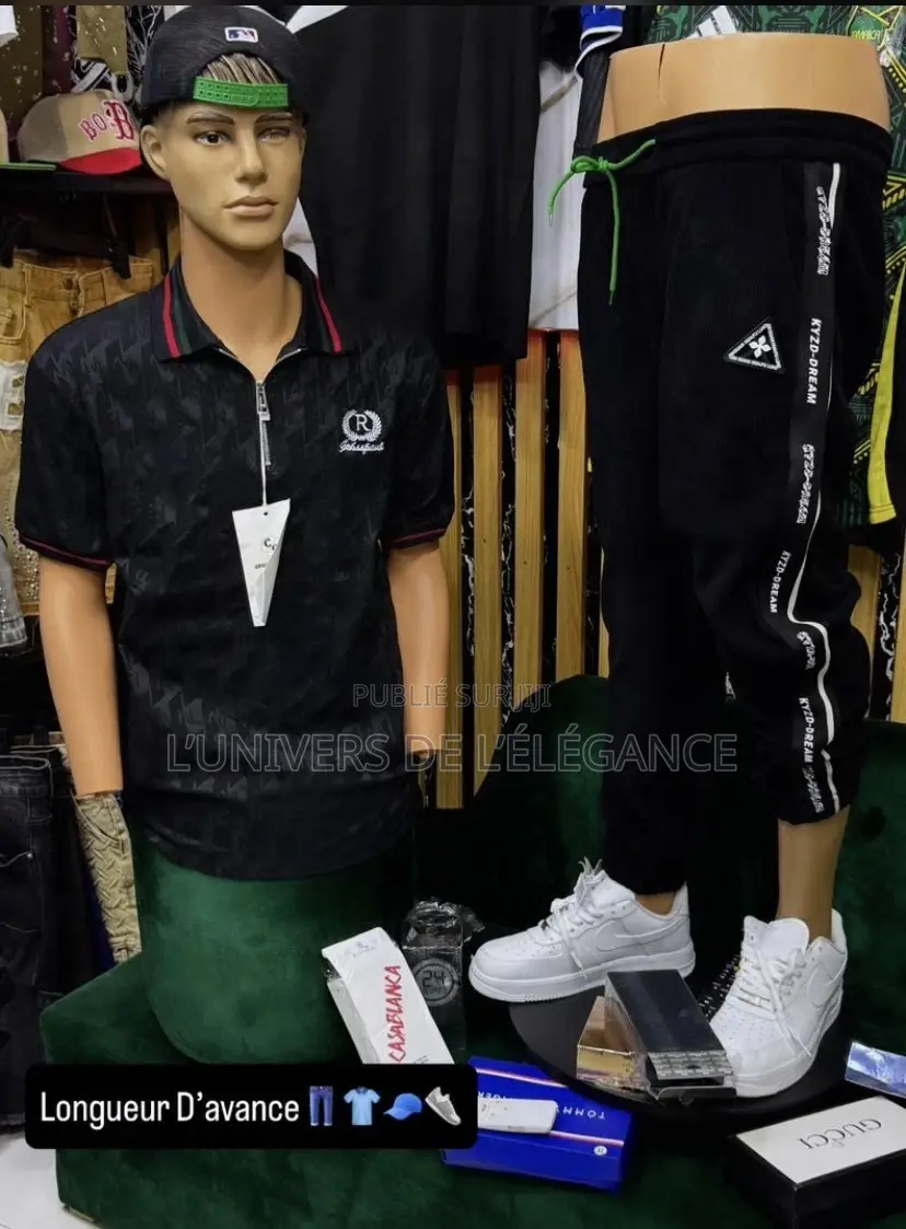 T-Shirt+Casquette+Pantalon+Basket