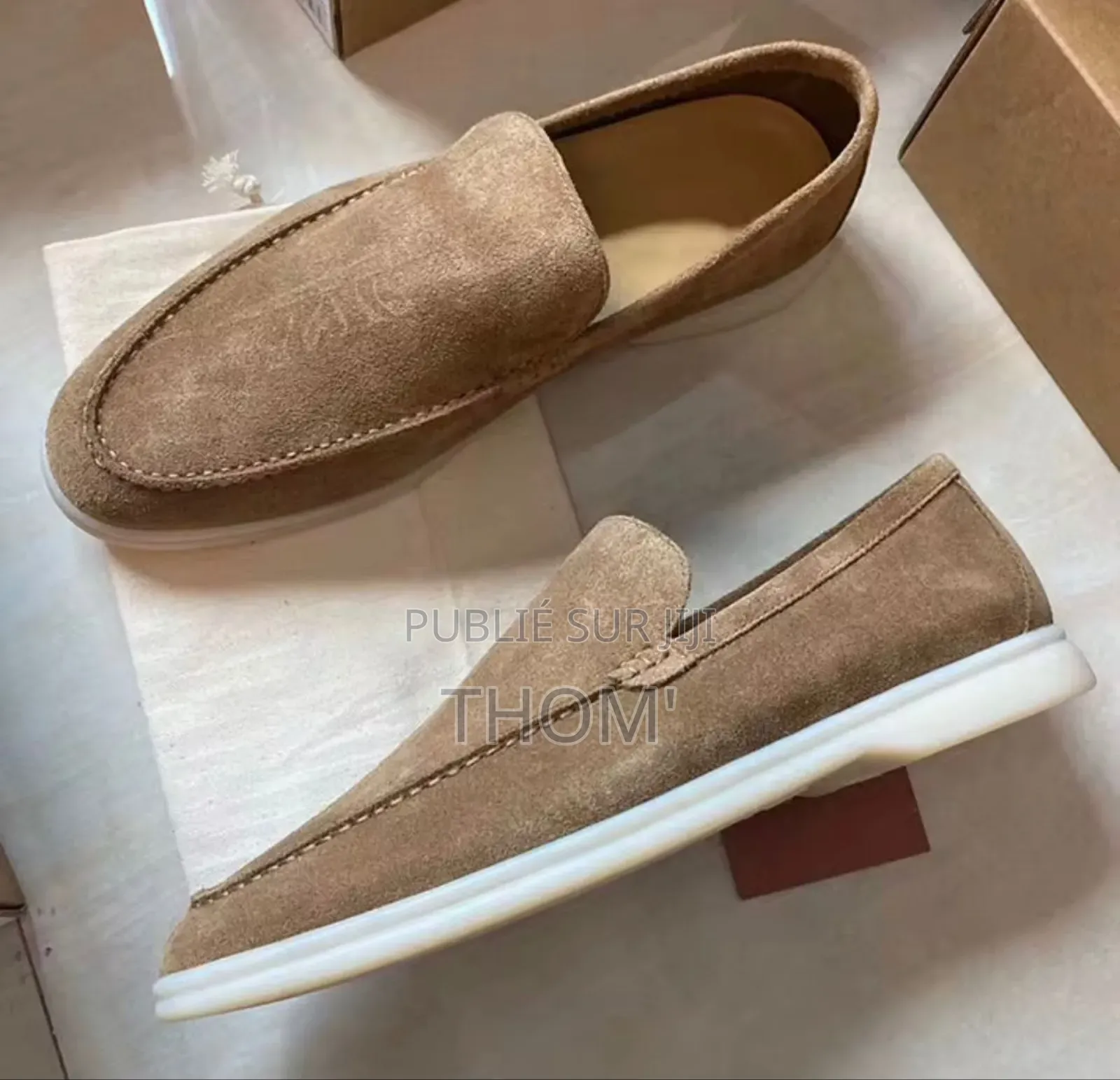 Baladeuse Homme en Daim