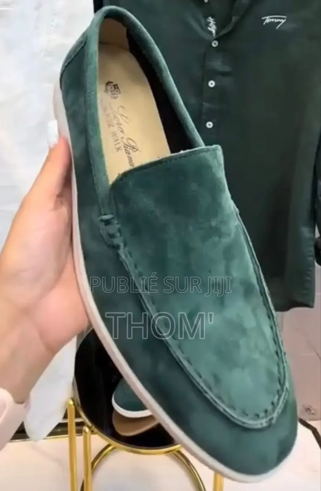 Baladeuse Homme en Daim