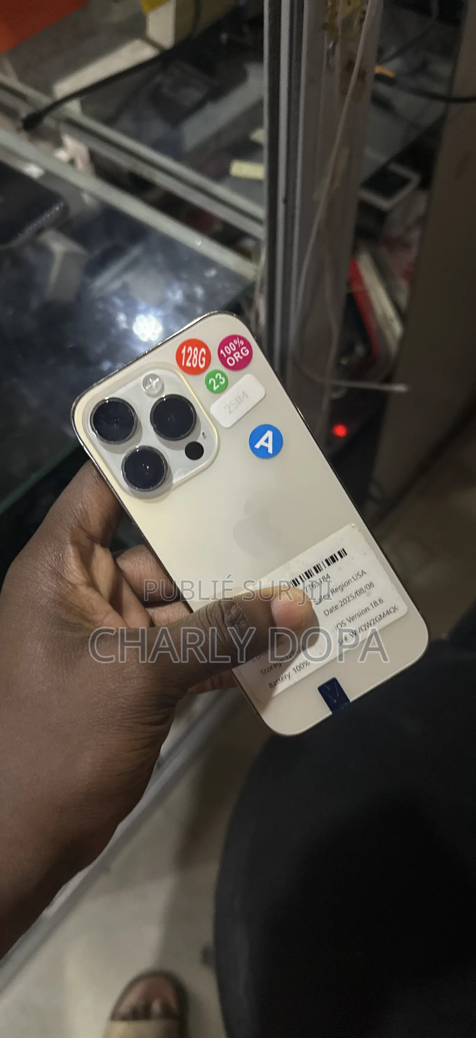 Apple iPhone 14 Pro 128 GB Doré