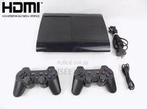 Photo - Eux Vidéo Ps3 Slim 
Vendu Avec +20 Jeux Déjà Installé