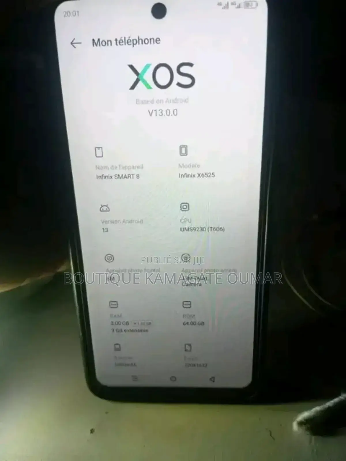 New Infinix Smart 8 64 GB Black