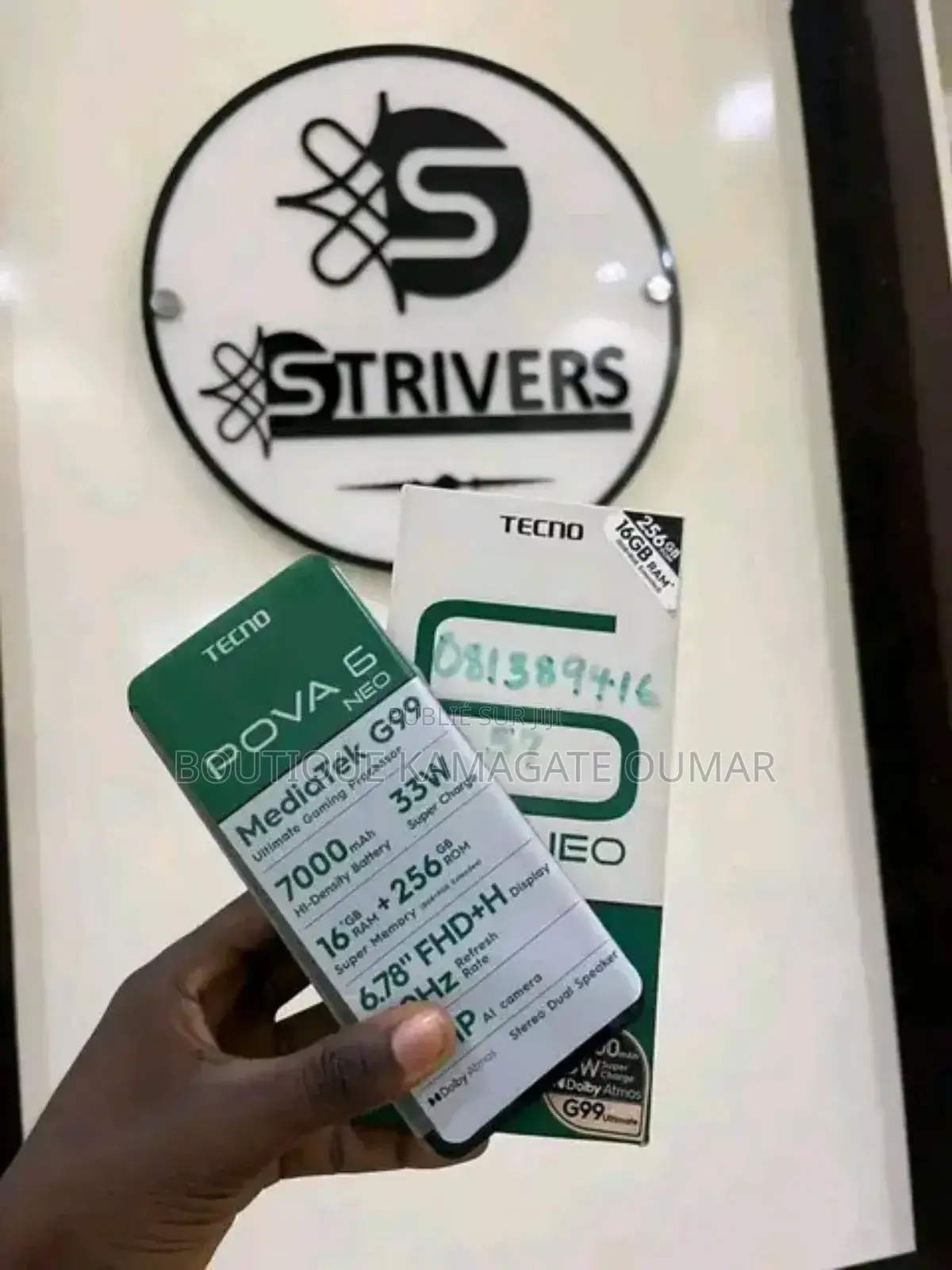 New Tecno Pova 6 Neo 256 GB Black