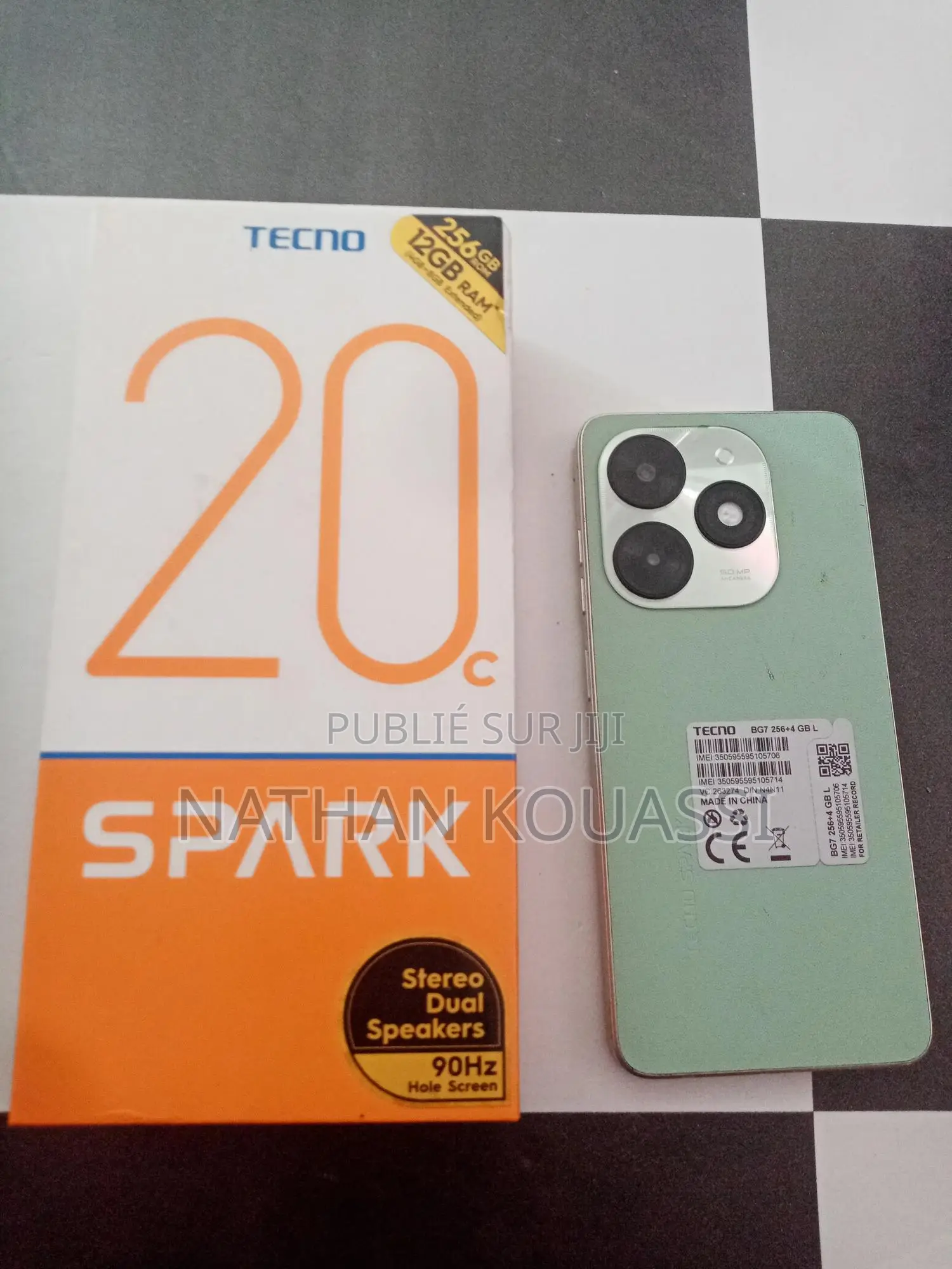Tecno Spark 20C 256 GB Vert