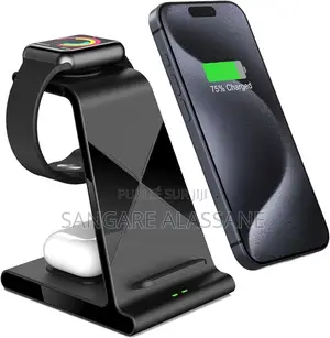 Photo - Chargeur Sans Fil 3-en-1 Magsafe – iPhone, Apple Watch, Airpods